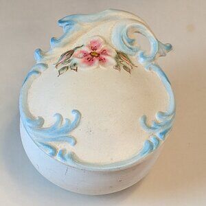 Trinket Box 1962 Ceramic Art Nouveau Jewelry Dish